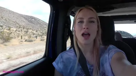 Women on Top - of men - Car Trip Cuck - Sexy Cucktress Jolene Hexx Taunts You On The Road