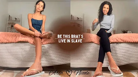 AriaNicoleXXX - Be This Brats Live In Slave: CBT, BBI, Cuckolding, CEI 4K - Aria Nicole