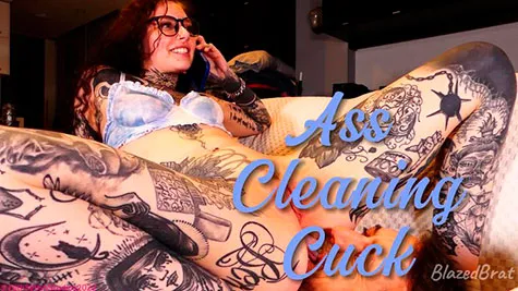 BlazedBrat - Ass Cleaning Cuck - Mistress Mercy Rage
