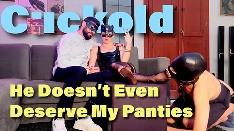 Gea Domina - GEA DOMINA CUCKOLD: He Doesn't Even Deserve My Panties (Sub ENG) -