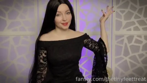 TheTinyFeetTreat - Cum Eating Cuck for Morticia