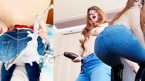 JuliaCrown - Stroke and cum on your girlfriend ass BBC cuckold - Julia Crown