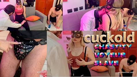 Gea Domina - Cuckold - Chastity Voyeur Slave (Sub English) - Fidanzato Di Gea