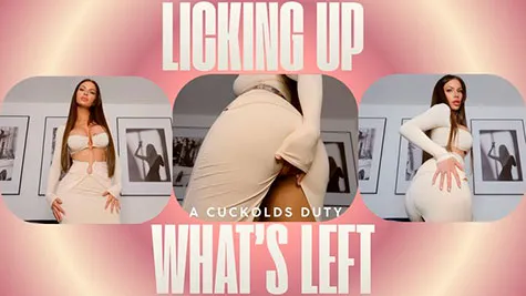 Harley LaVey - Licking Up What’s Left (cuckold fetish)