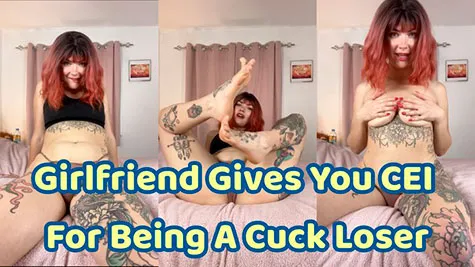 YourHikerBabe - Girlfriend Gives You CEI For Being A Cuck Loser - Hiker Babe