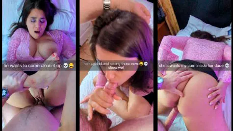 Lucia Gomez - Girl cheats, BF watches her get creampied on social media