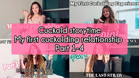 Spookybunz Clips - Cuckold story time complete pack! Part 1-4