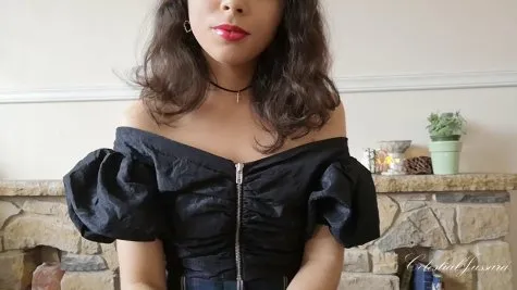 Celestial Jussara - Petite Goddess - A treat for My cuck: My man's underwear