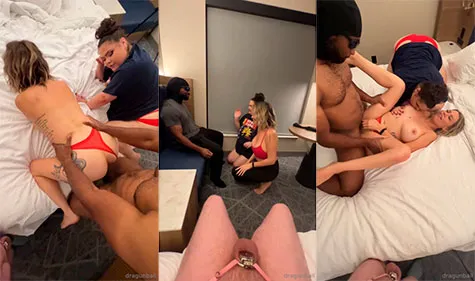 Dragunballtea - FFM Cucking! My caged husband watches us get fucked