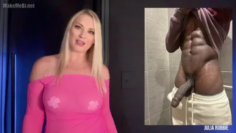 Julia Robbie - From Straight to Fluffer: Goddess Julia Cuckold's You
